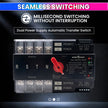 125A Dual Power Automatic Control Transfer Switch (3-Phase) Auto & Manual Mode