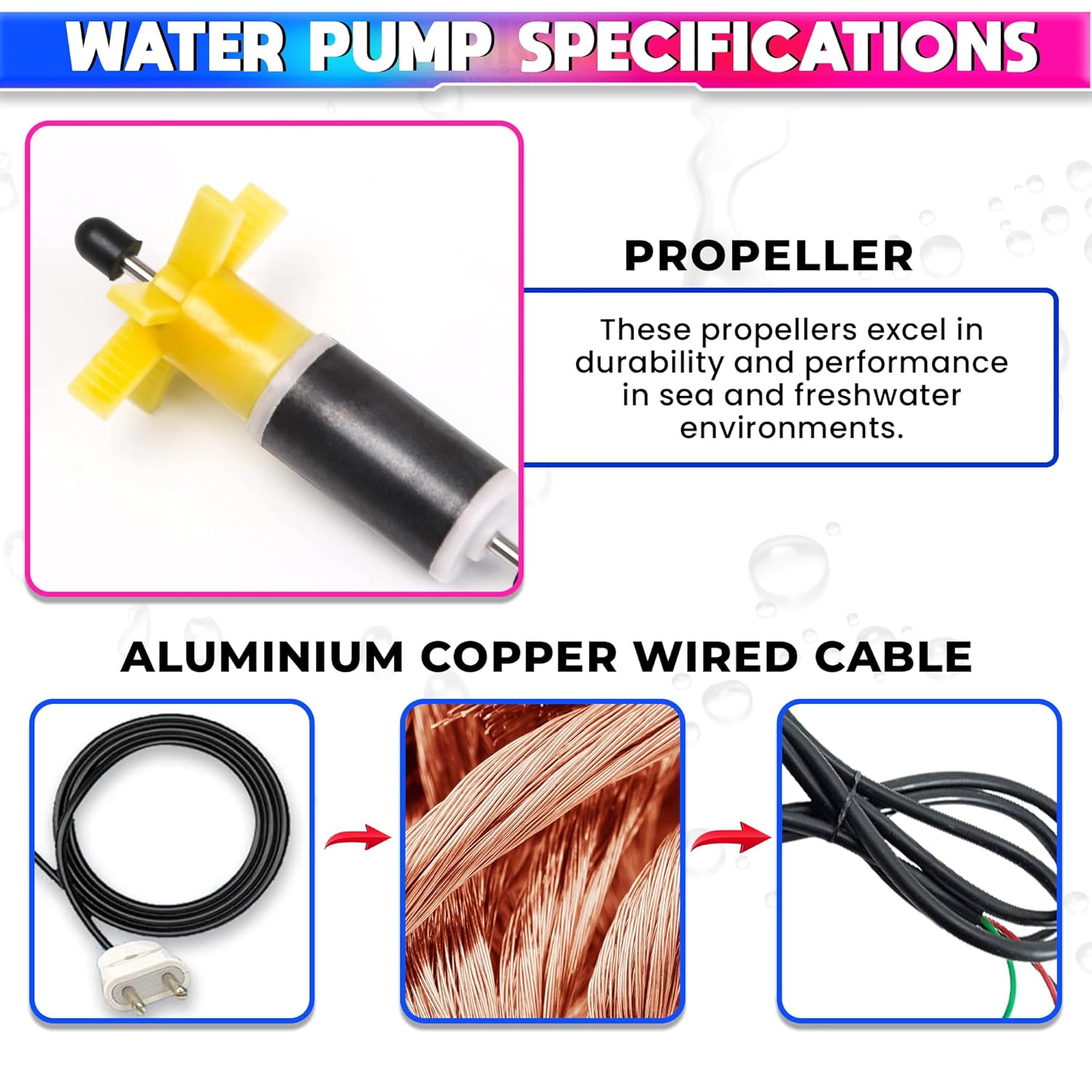 amiciFlo Submersible Water Pump