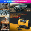 Dual Power AC/DC Inflator & Deflator with Tubeless Tyre Puncture Repair Kit