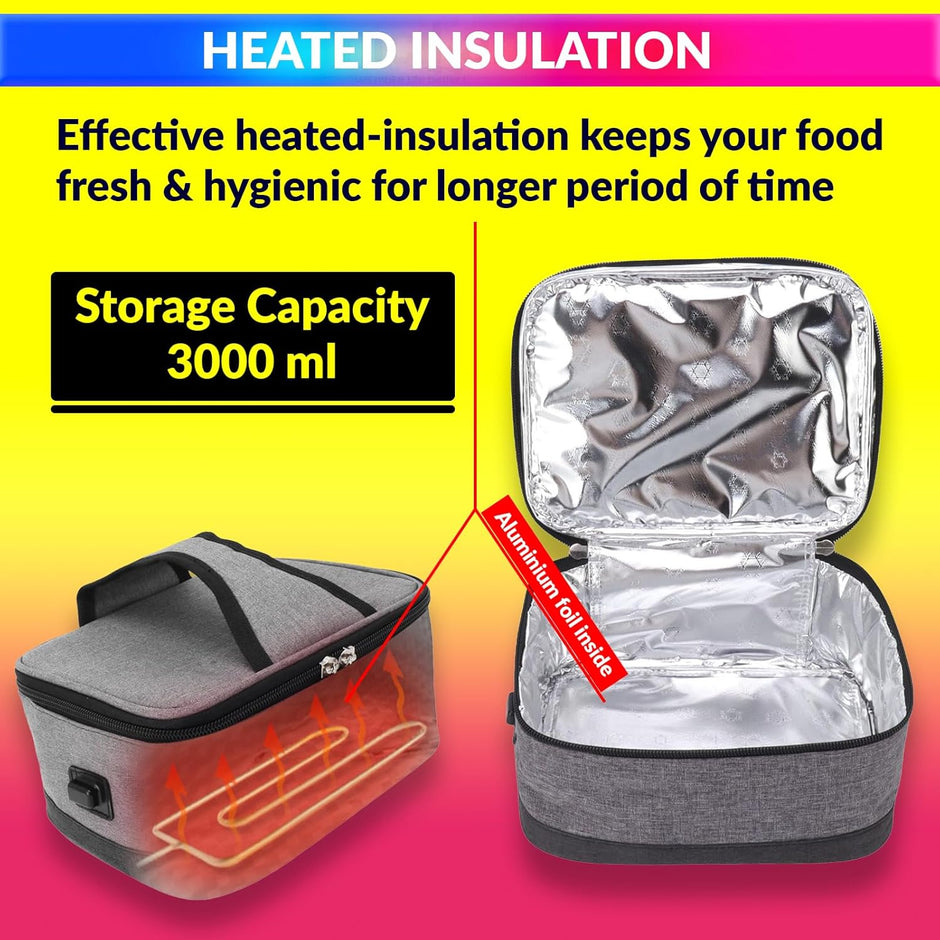 Electric Portable Heating Lunch Bag - USB Powered Bag for Reheating Cooked Meal amiciKart c0tmiz-hs.myshopify.com