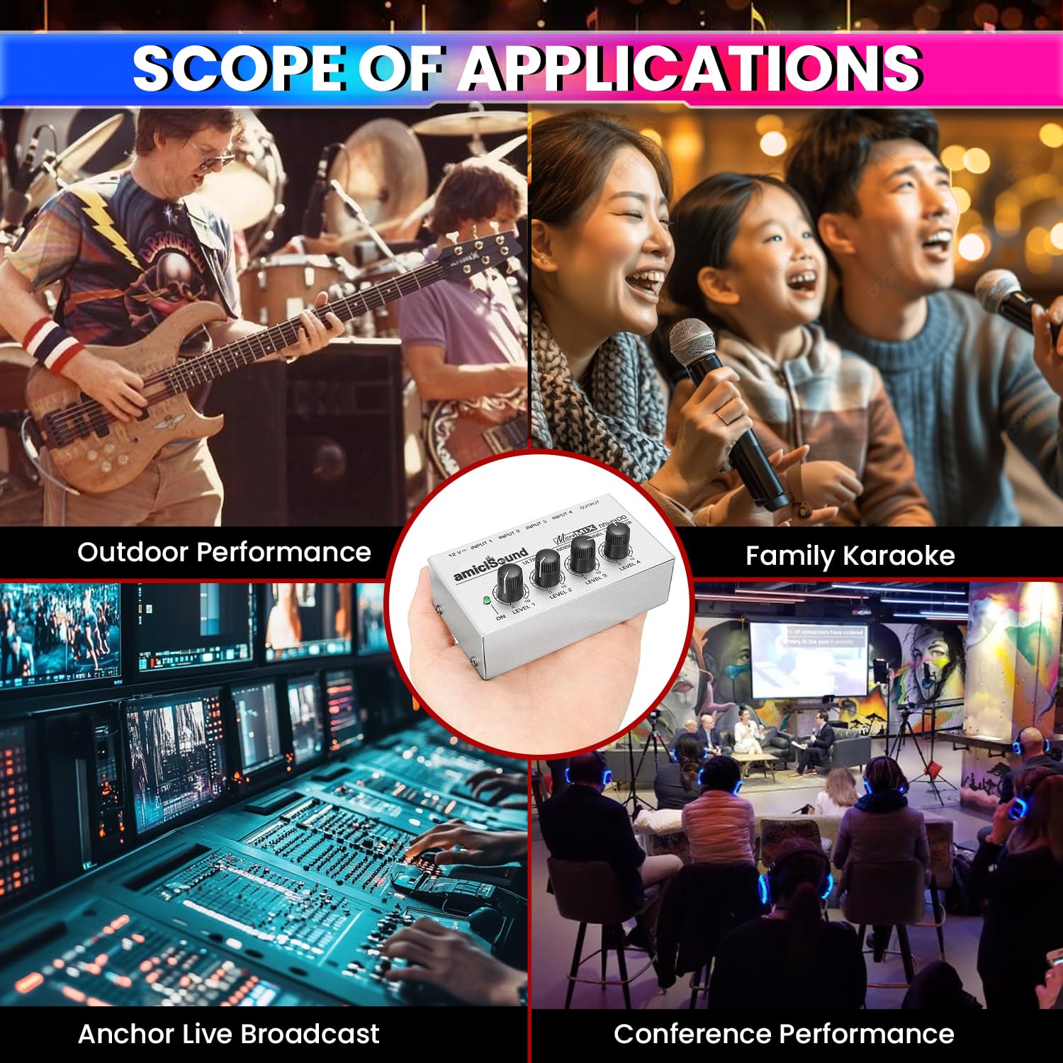 Mini Stereo Headphone Amplifier with Power Adapter amiciKart c0tmiz-hs.myshopify.com