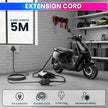 Heavy Duty 3-Pin Extension Cord with 1 Sq mm Pure Copper Wire | 5 Meter