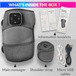 USB Rechargeable 3 in 1 Knee Massager, Hot Compress Knee/Elbow/Shoulder Massager