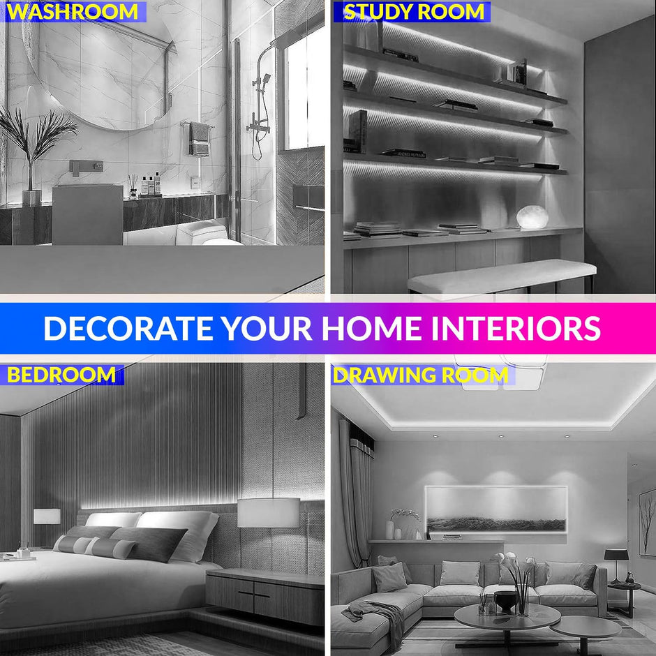 Cool-White 5M LED Strip Light Flexible Waterproof Decorative String For Christmas or Home Décor amiciKart c0tmiz-hs.myshopify.com