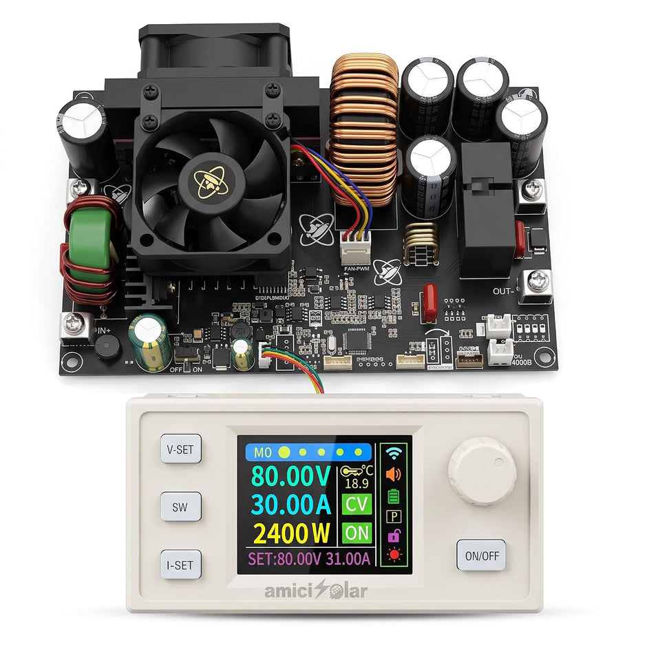 XY12530S CNC DC Adjustable Power Supply Module 3750W 125V 30A with Color LCD Display