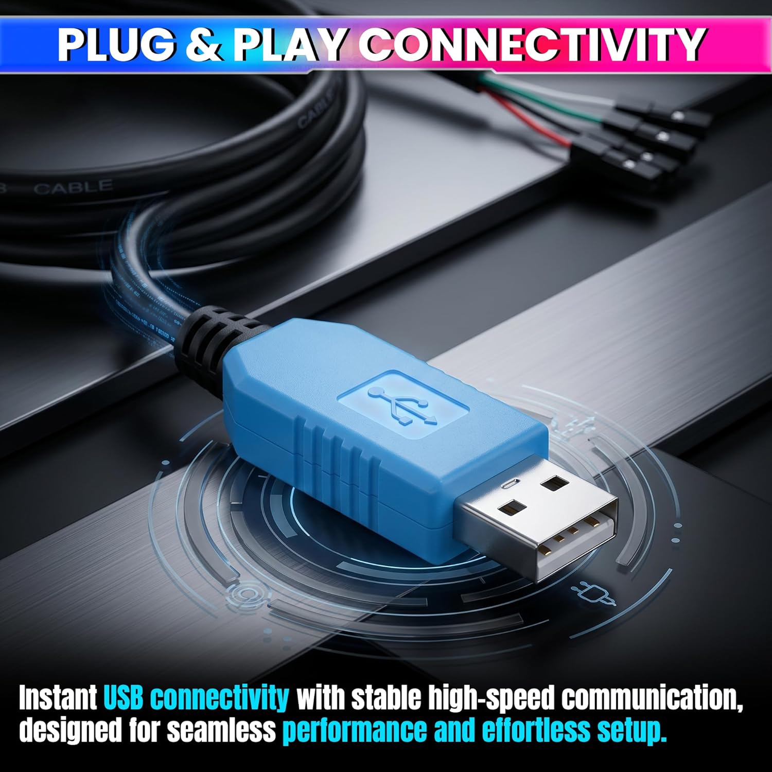 PL2303TA USB to TTL RS232 Serial Converter Cable | USB UART Communication Module