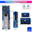 7S–16S 200A Smart BMS for LiFePO4 Battery Pack with HD TFT Display