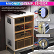 Speed Control Fan with Thermostat|120mm High CFM Ventilation|0–60°C Auto Temp Control