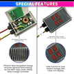 400W MPPT Solar Charge Controller with Step-Down Module, Weatherproof, 97% Efficiency