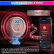 WiFi Smart Gas Leak Detector with App Alerts, 100dB Alarm & LCD Display