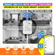 20A WiFi Smart Timer Switch | 4400W Load | Works with Alexa, Google & SmartLife App amiciKart