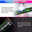 10m Dual-Unit Measuring Tape in cm & Feet with Auto-Lock & Smooth Retraction Heavy Duty Unbreakable ABS Case with Belt Clip