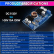 130W DC Buck-Boost Converter 5–32V to 1–30V Adjustable CV/CC Control | 10A Max | 7A Recommended Continuous