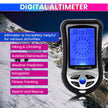 amiciSense Ultra Practical 8 in 1 Digital Compass Altimeter Barometer Thermometer Weather Forecast Time Height Gauge LCD Backlight with 2xAAA Battery