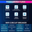 WiFi MCB, Circuit Breaker & Energy Meter with Over Voltage/Load Protection