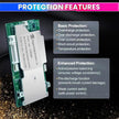 4S–20S 40A Smart BMS for LiFePO4 Battery Pack | Cell Balancing with NTC Protection