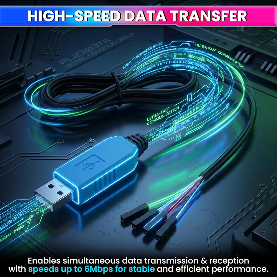 PL2303TA USB to TTL RS232 Serial Converter Cable | USB UART Communication Module