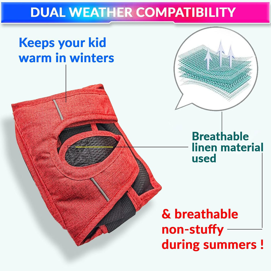 Children Motorcycle Safety Strap – Adjustable Harness for 2-12 Years