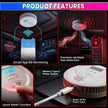 WiFi Smart Gas Leak Detector with App Alerts, 100dB Alarm & LCD Display
