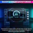 7S–16S 200A Smart BMS for LiFePO4 Battery Pack | Bluetooth App + Display