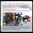 XY8030S 2400W 80V 30A DC Power Supply Module with LCD & MPP