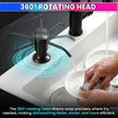 Kitchen Sink Soap Dispenser Built-in Countertop S.S Steel Dispenser Pump ( Black)
