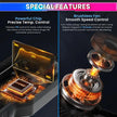 550W Hot Air Gun with PID Temperature Control 20-Level Adjustable Airflow Auto-Cooling Soldering, PCB Repair & Heat-Shrink