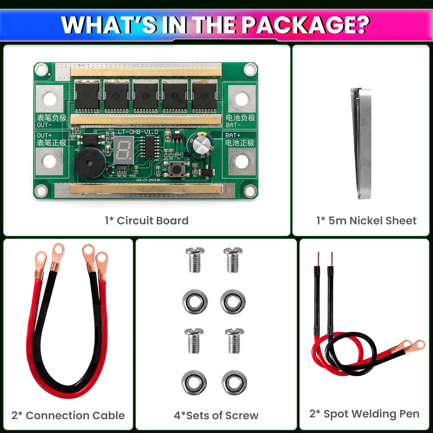 300A Spot Welding Machine Kit 12V | Easy DIY Battery Spot Welder for 18650 Packs