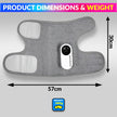 Leg Massager, Air Pressure Calf Massager with 3 Working Mode and Hot Compress