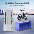 4S 12V 100A BMS for LiFePO4 Battery with 1A Active Balancer