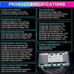 4S 12V 100A BMS for LiFePO4 Battery with 1A Active Balancer