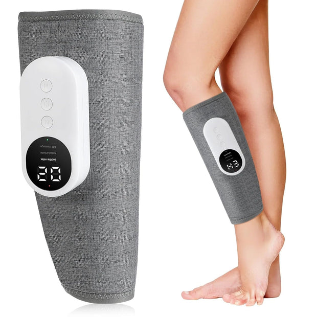 Leg Massager, Air Pressure Calf Massager with 3 Working Mode and Hot Compress amiciKart c0tmiz-hs.myshopify.com