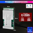 6S–24S LiFePO4 BMS 30A Battery Protection Board for 24V–72V Battery Packs