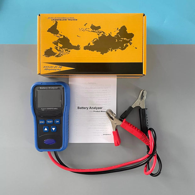 Car Battery Analyzer, 100~2000 CCA Battery Auto Cranking and Charging State Tester