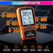 Solar MPPT Meter 12–80V DC 1000W Photovoltaic Tester with LCD Display