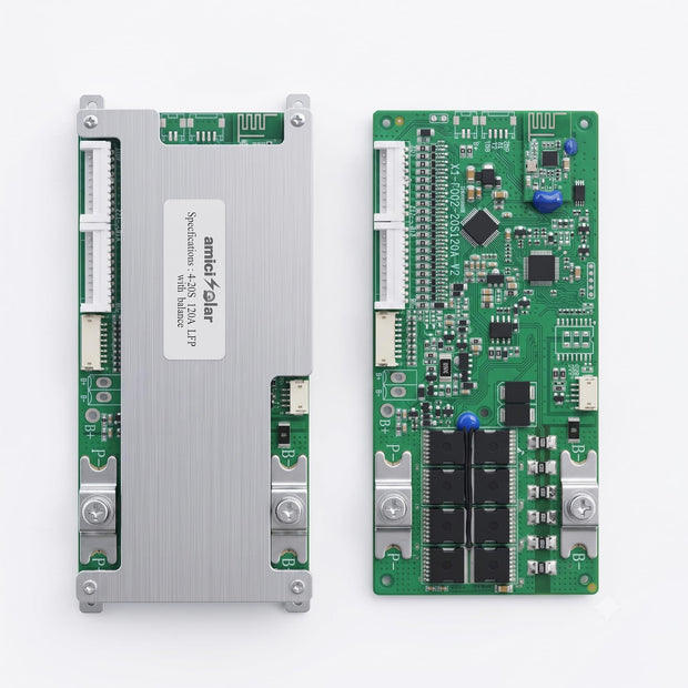 4S–20S 120A Smart BMS for LiFePO4 Battery Pack |  Cell Balancing with NTC Protection