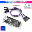 CH341T Type-C USB to UART TTL & I2C Converter Module with 3.3V/5V Selection | Serial Programmer