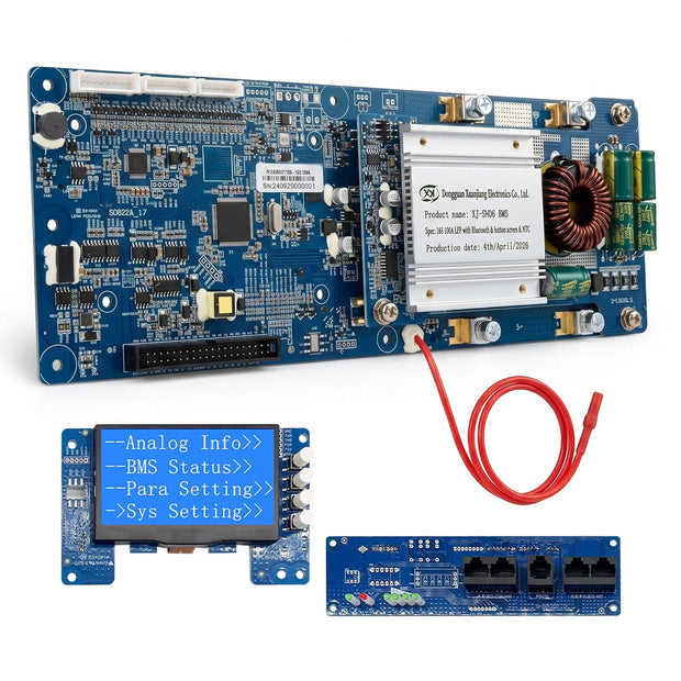 7S–16S 100A Smart BMS for LiFePO4 Battery Pack |  Solar Energy Storage Battery Management System
