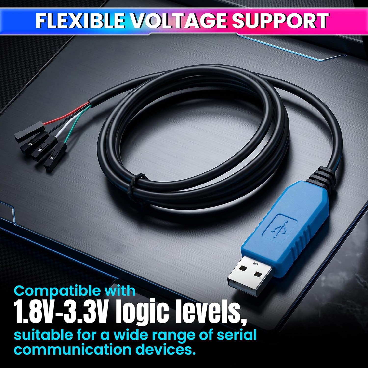 PL2303TA USB to TTL RS232 Serial Converter Cable | USB UART Communication Module