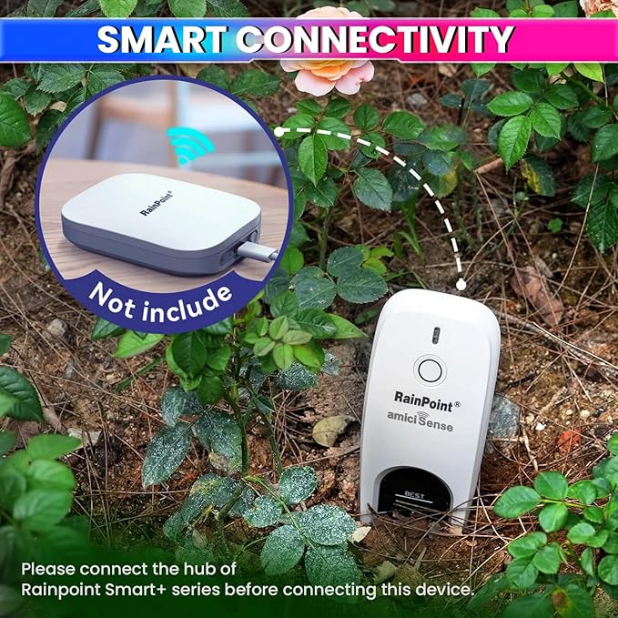 3-in-1 Soil Moisture, Temperature & Light Sensor | WiFi Soil Monitor for Garden & Greenhouse
