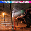 Solar Auto-Darkening Welding Helmet with Adjustable Brightness & Sensitivity Control