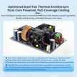 XY12550S CNC DC Adjustable Step-Down Power Supply Module 6250W 125V 50A with 0.01V/0.01A Precision Control,