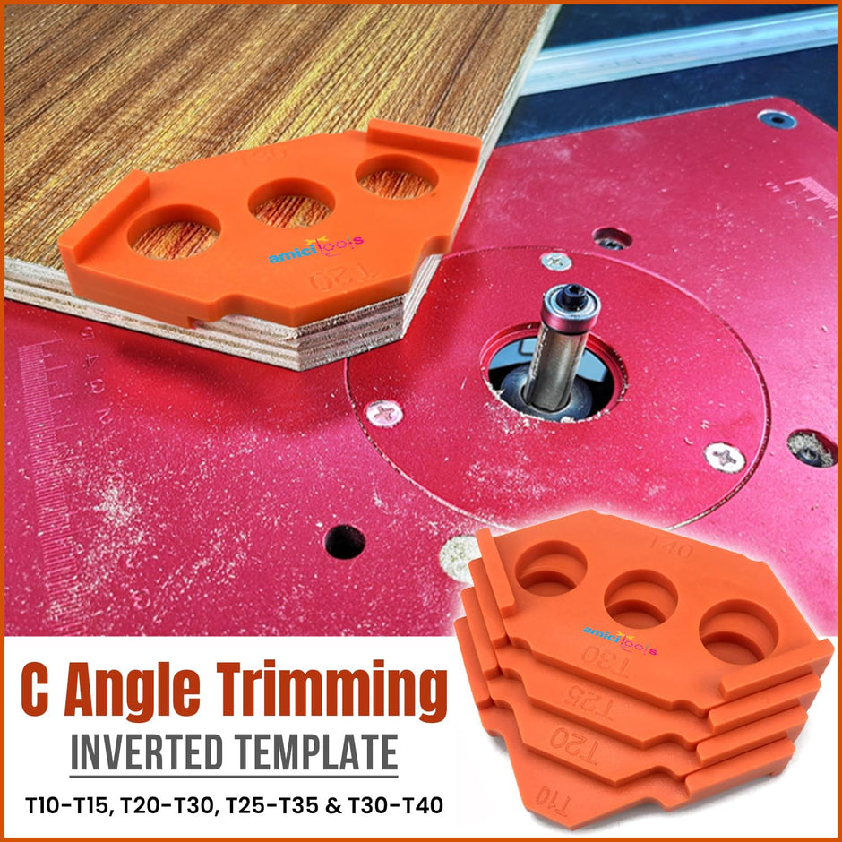 Woodworking Router Template Set– 4 Double-Sided Corner Radius & Straight Edge Jigs for Precision Wood Shaping amiciKart c0tmiz-hs.myshopify.com