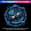 5.0 Bluetooth Transmitter & Receiver with LCD & Mic, 3.5mm AUX Wireless Dongle for Car/Phone