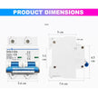 DC Circuit Breaker MCB with High Voltage Capacity 125A 1000V MCB for PV/Solar System