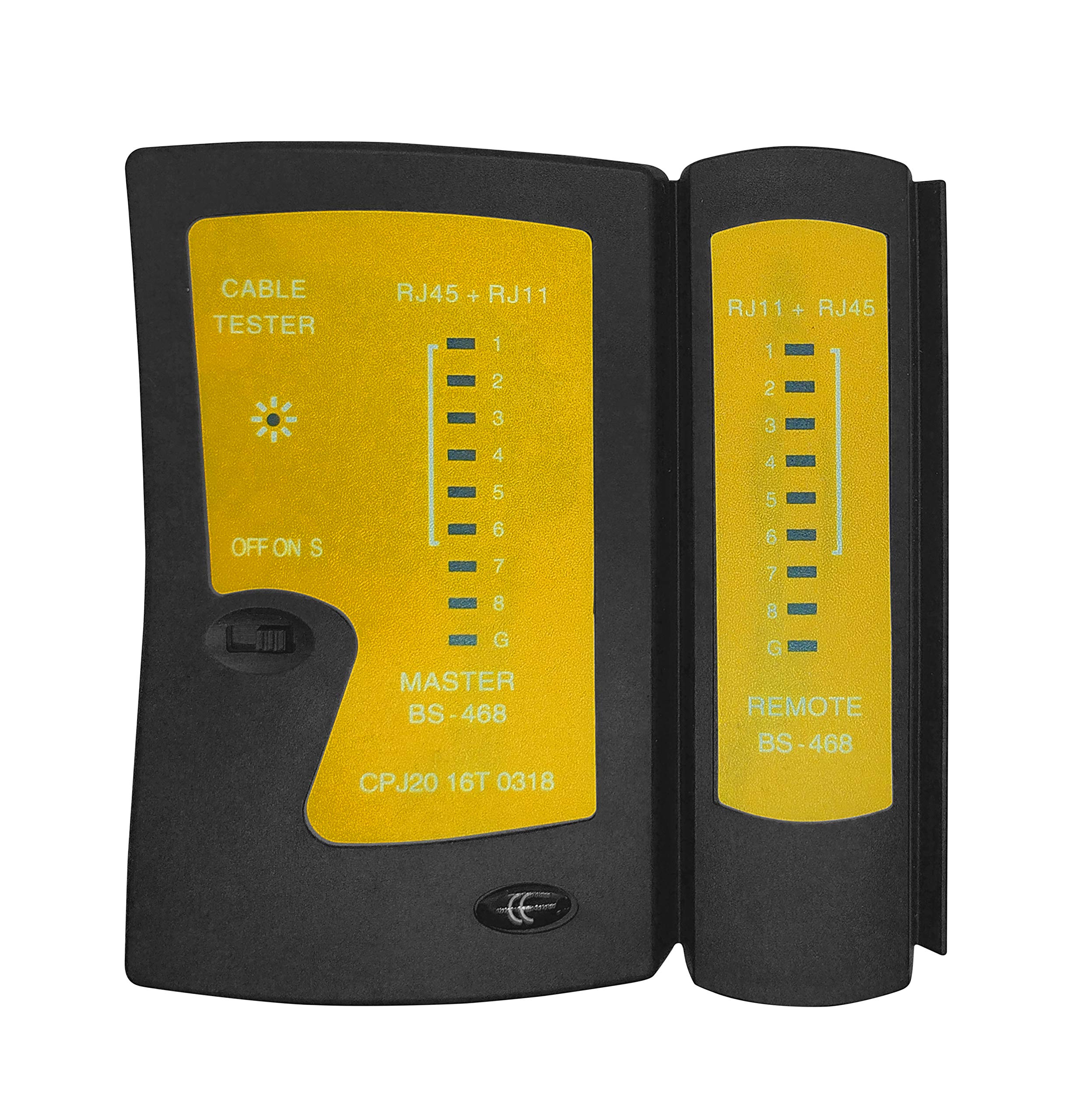 Wire Tester RJ45 RJ11 LAN Network Cable Tester with 9V Battery amiciKart c0tmiz-hs.myshopify.com