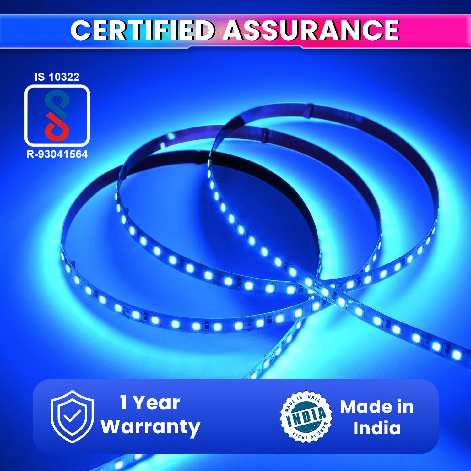 5M LED Strip Light Flexible Decorative String Lights For Home Decor Or Festivals With 12V Power Adapter (60 LEDs/M) amiciKart c0tmiz-hs.myshopify.com