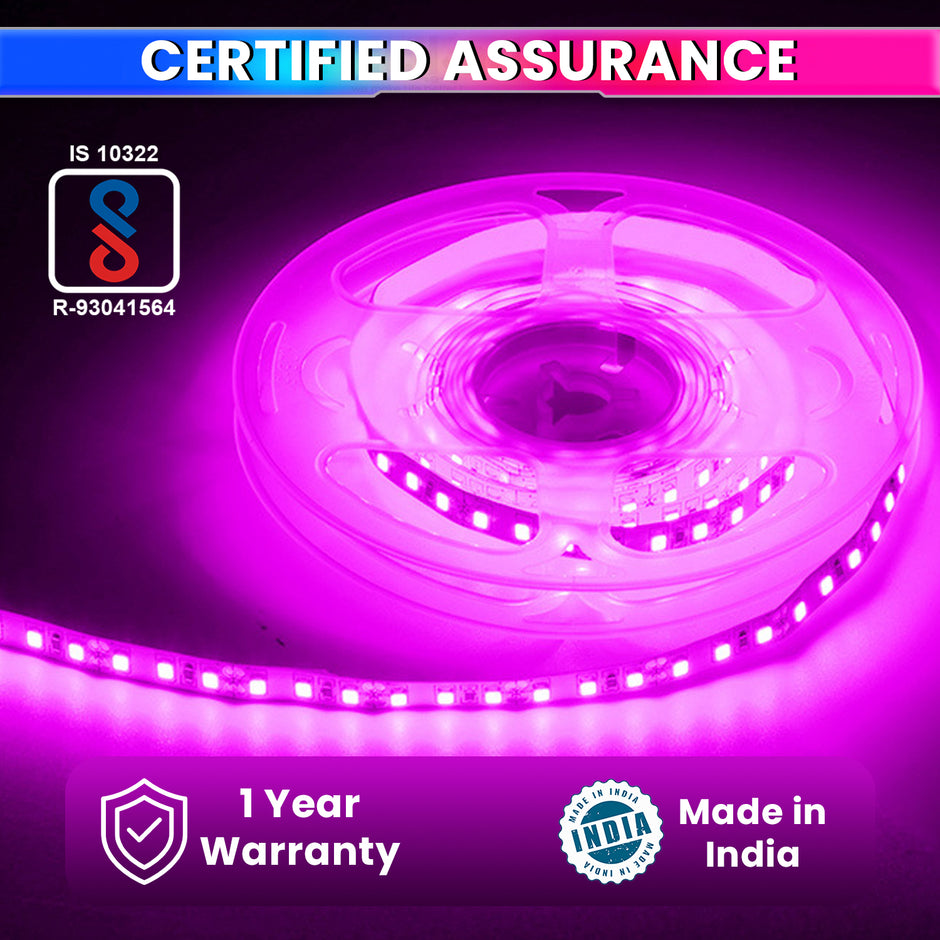 5M LED Strip Light Flexible Decorative String Lights For Home Decor Or Festivals With 12V Power Adapter (60 LEDs/M) amiciKart c0tmiz-hs.myshopify.com