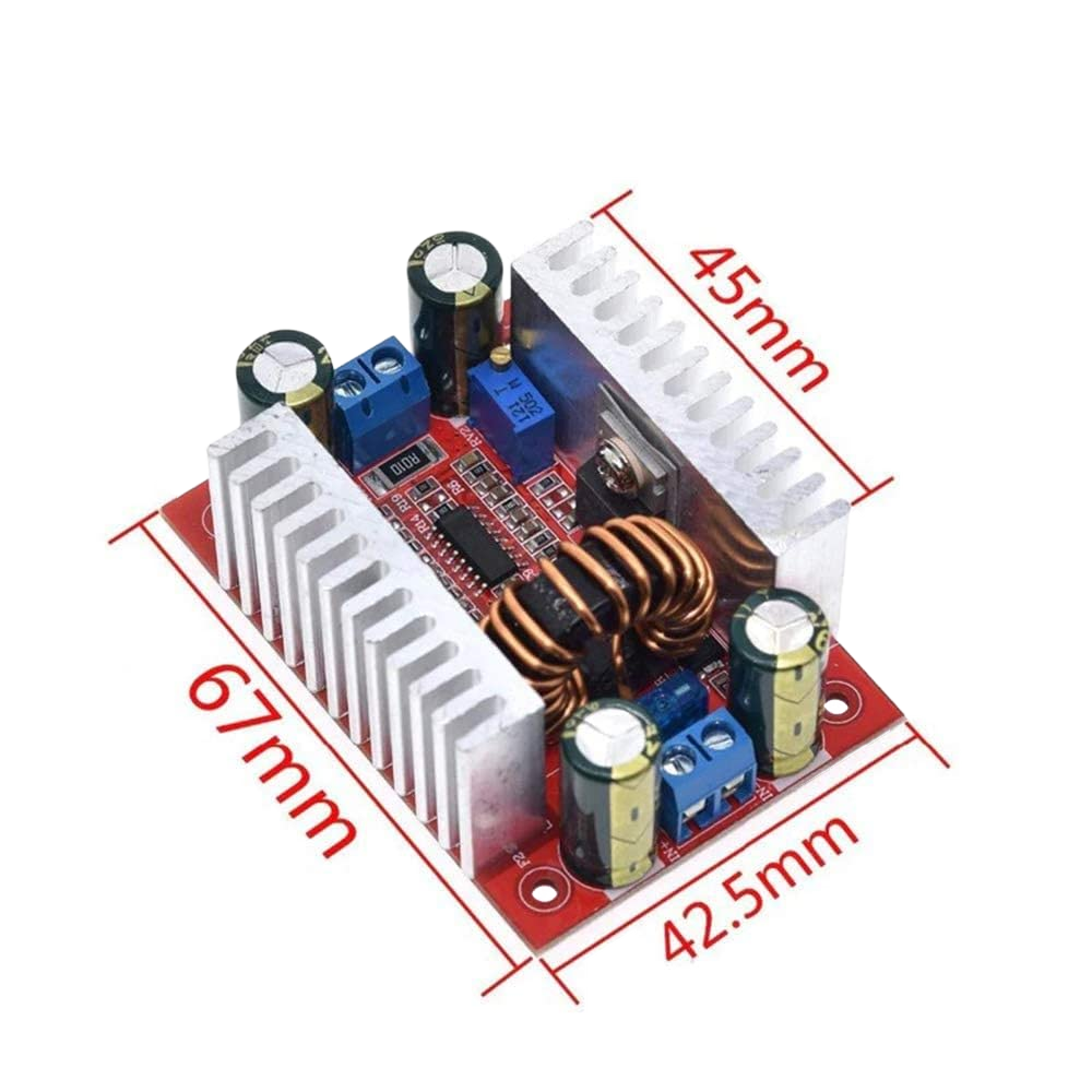400W DC-DC 15A Step-up Boost Converter 8.5-50V to 10-60V Adjustable Power Supply Module