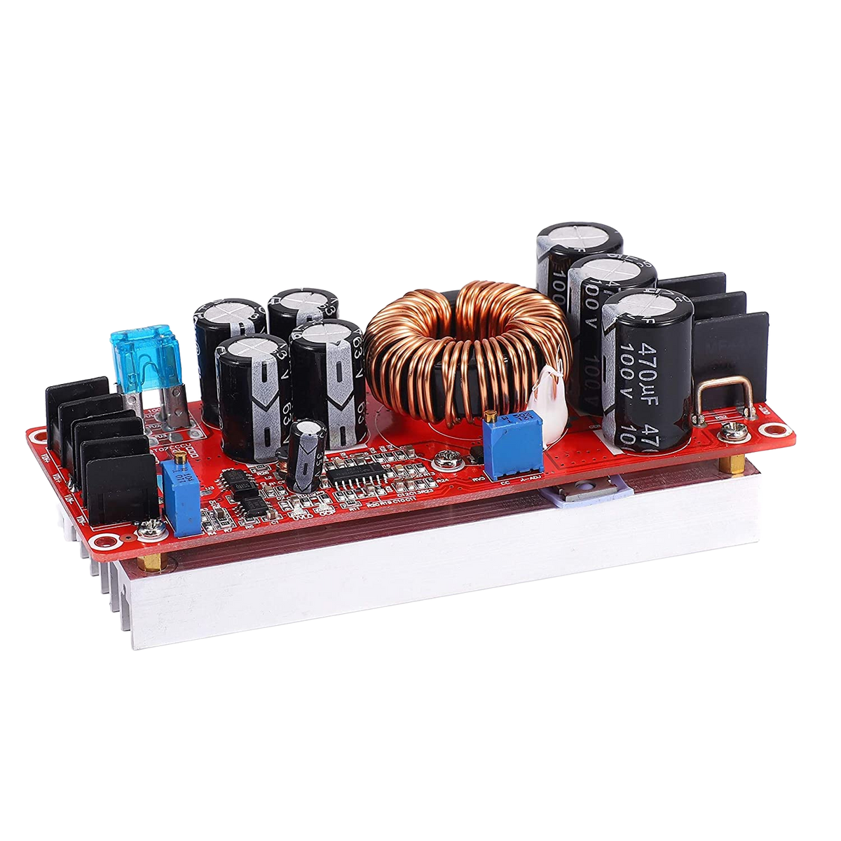 1200W DC to DC Converter, 20A Step-Up Boost Converter 8~60V to 12~80V Adjustable Power Supply